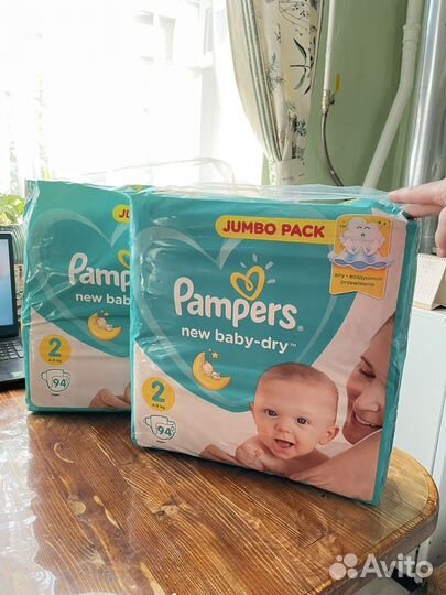 Подгузники Pampers 2