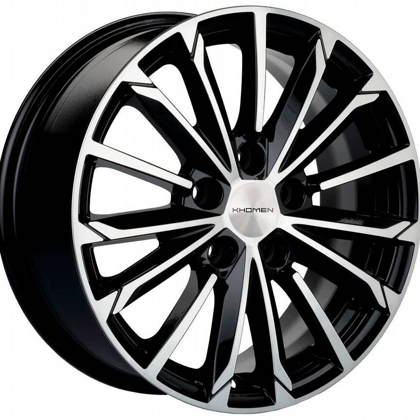 Диски Khomen KHW1611 6.5x16 5x114.3 ET40 D66.1 Black-FP