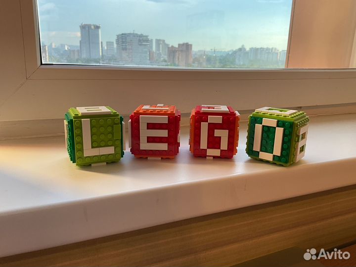 Lego кубики цифры