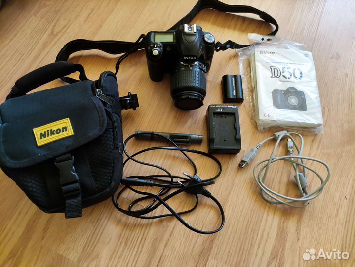 Nikon D50+ nikkor 18-55+ сумка Nikon продажа обмен