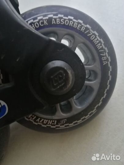 Ролики детские раздвижные Crazy Creek 29-32 1p бу