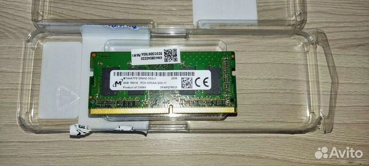 Оперативная память для ноутбука ddr4 4gb