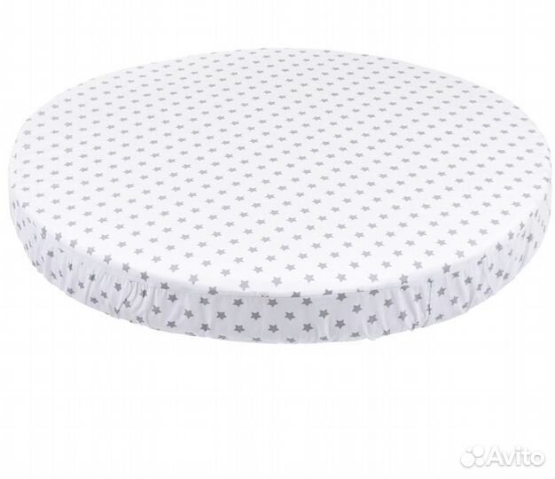 Детский матрасик в круглую кроватку 75*75