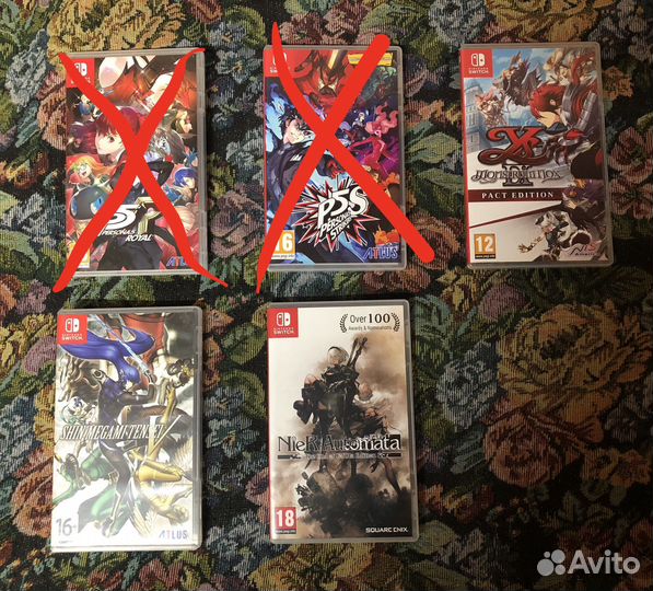 Игры картриджи для Nintendo Switch