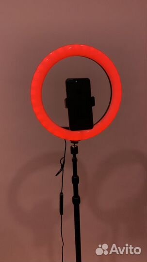 Кольцевая лампа 33 см / RGB MJ-33