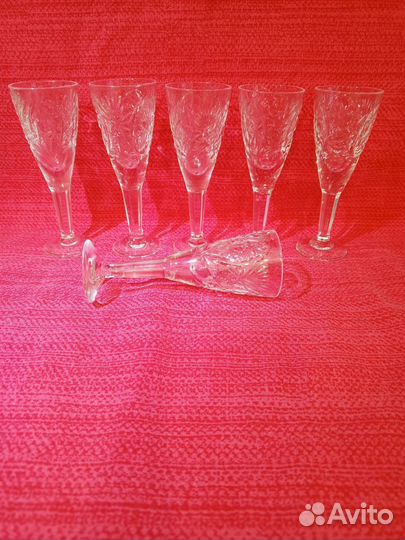Рюмки на ножке хрусталь СССР