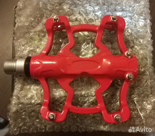 Педали на промах RockBros и контактные Shimano