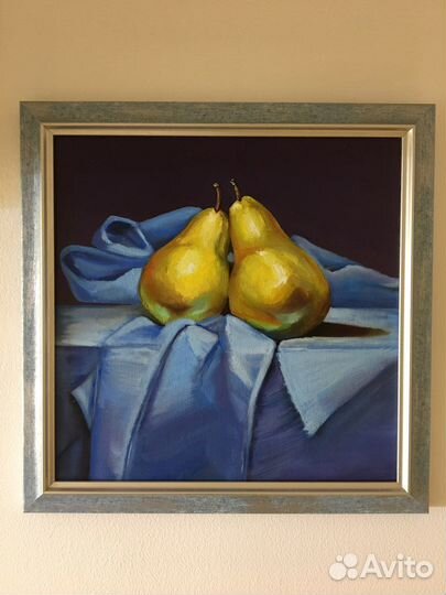 Картина маслом на холсте «Груши»