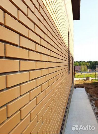 Облицовочный кирпич солома