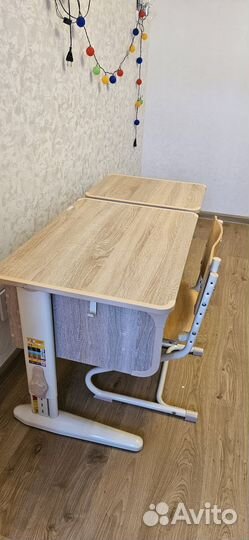 Растущая парта и стул Дэми