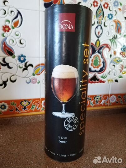Бокал для пива Rona 2 шт в подарочной упаковке