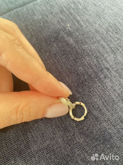 Серьги серебро