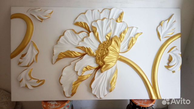 Роспись стен, барельеф