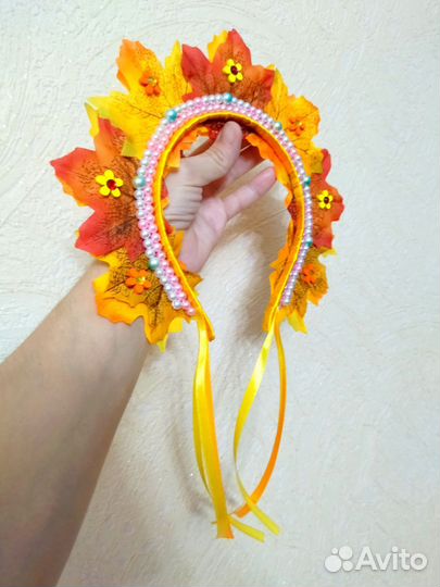 Осенний ободок, королева осени