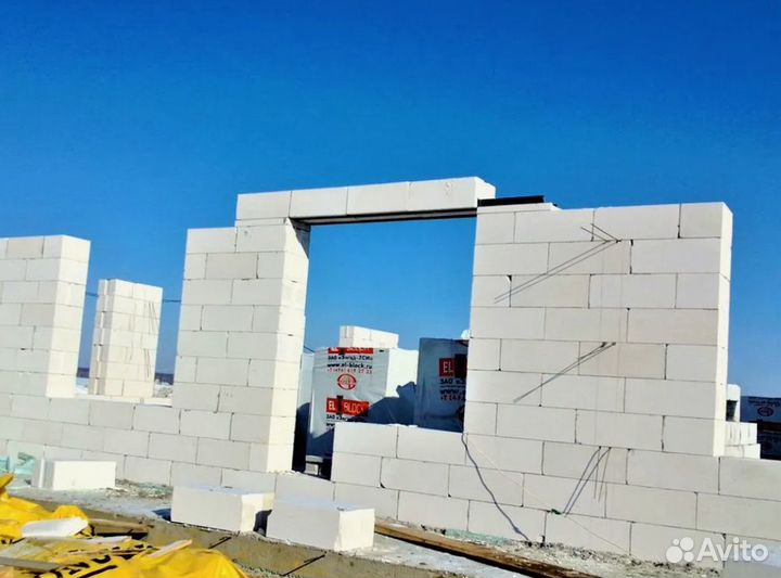 Блок газобетонный D-500 (600х300х250) мм