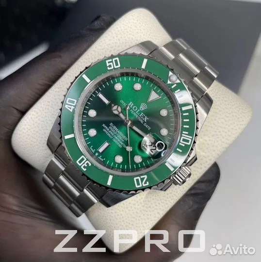 Часы мужские Rolex Submariner Green «Hulk» 41