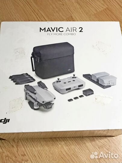 Новый запечатанный dji mavic air 2 fly more combo