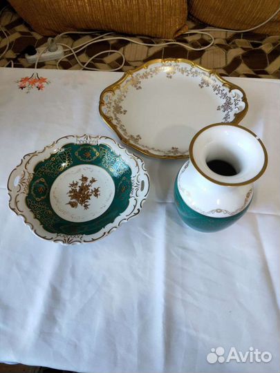 Сервиз чайно кофейный СССР кобальтовый