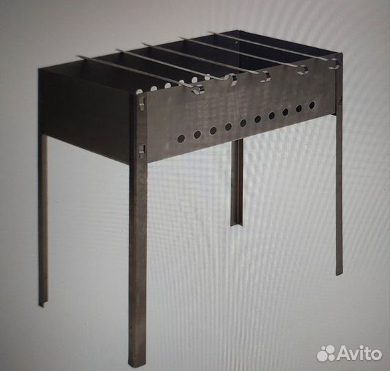 Мангал разборный складной 0.8 мм, 503050 см