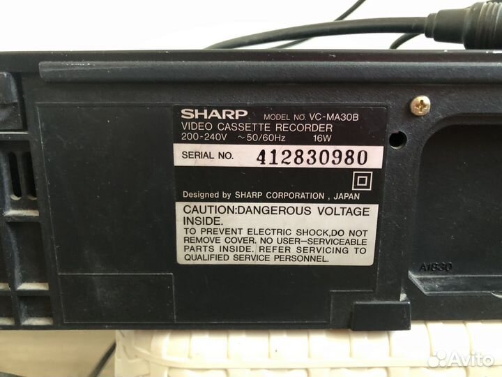 Видеомагнитофон Sharp-VC MA30B