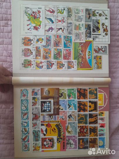 Марки спорт альбом 4