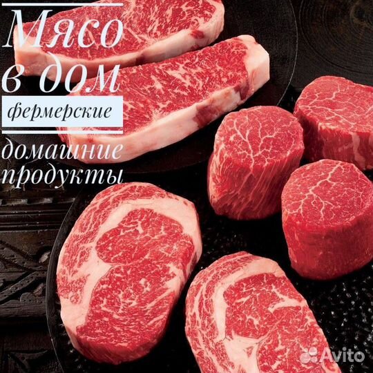 Фермерское мясо говядина