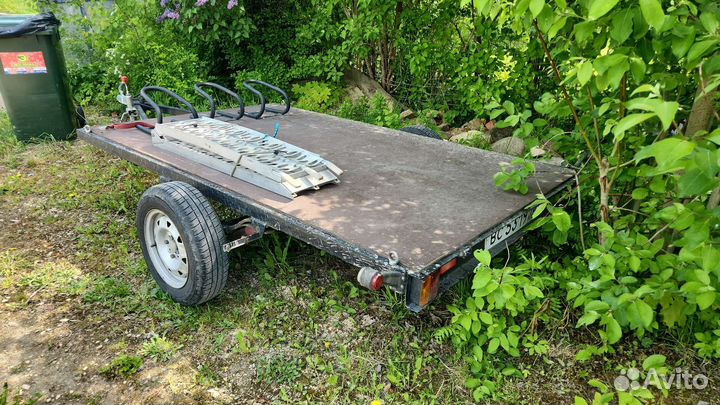 Прицеп для перевозки мотоцикла