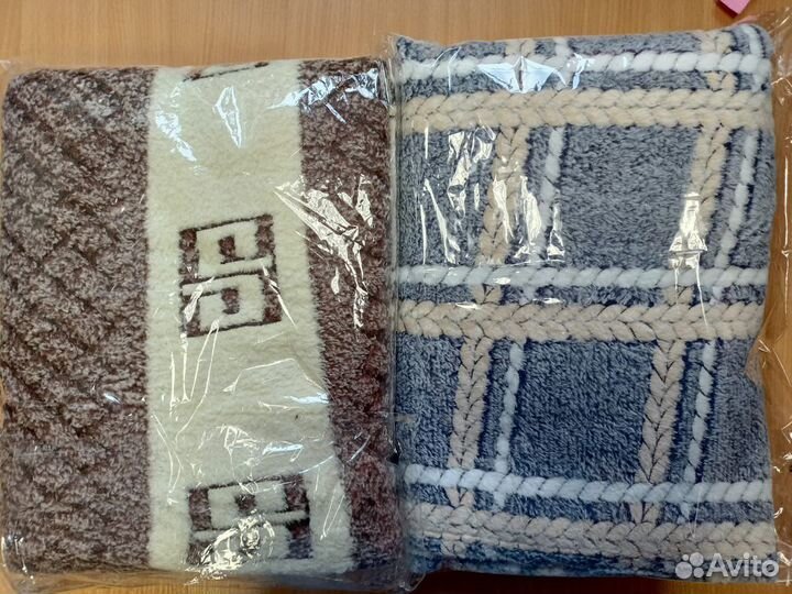 Плед новый 180 на 200 см, Много цветов