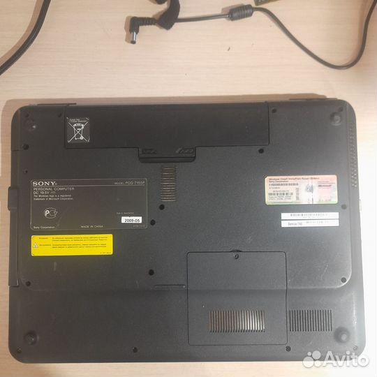 Ноутбук Sony vaio PCG-7155P VGN-NS21SR