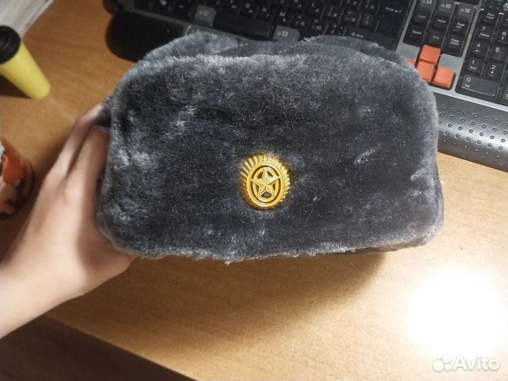 Шапка ушанка военторг
