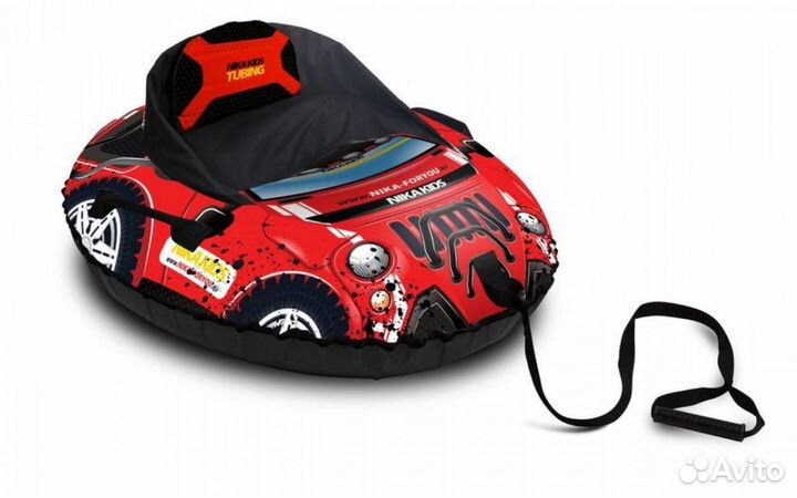 Тюбинг ника Овальный (Машинка красный)