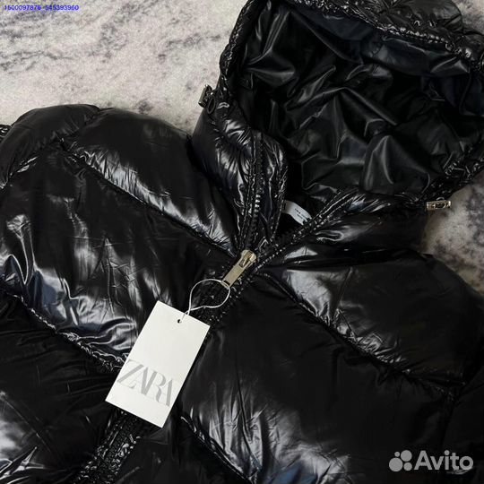 Пуховик Zara x Moncler puffer jacket (Арт.61619)