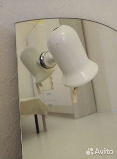 Зеркало с лампой в ванную 50*70