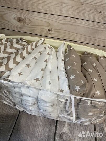 Новые бортики в кроватку