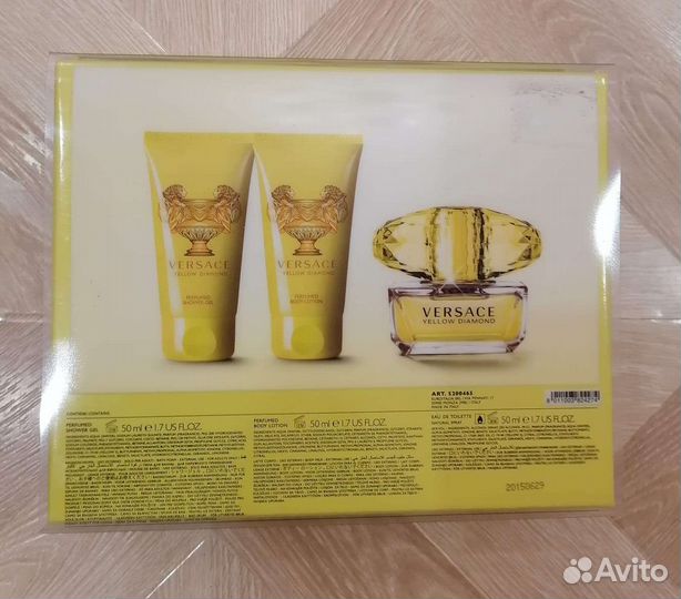 Туалетная вода versace yellow diamondнабор духи