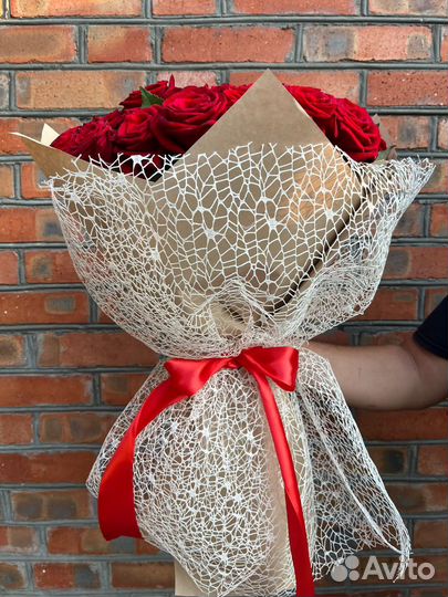 Роза 51 101 букет доставка цветов