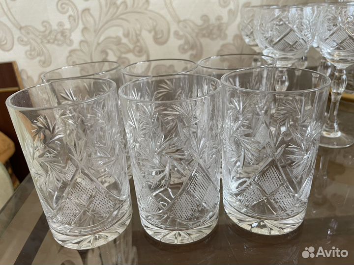 Хрустальные стаканы