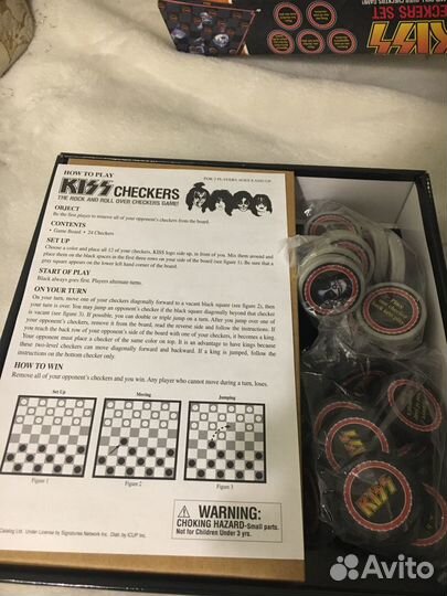 Настольная игра Шашки kiss