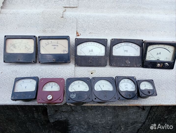 Вольтметры, амперметры, микроамперметры СССР