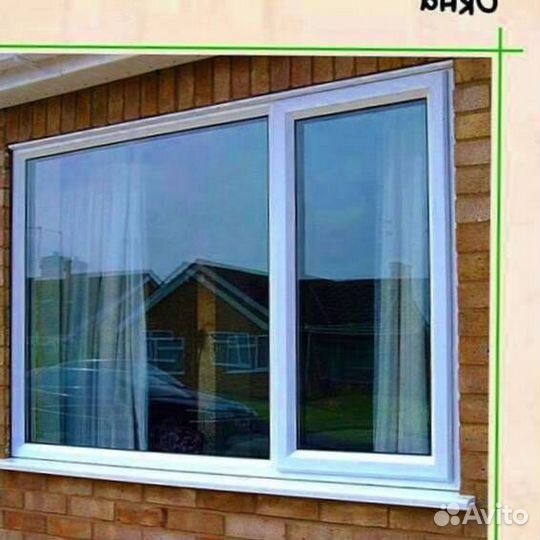 Пластиковое окно с установкой
