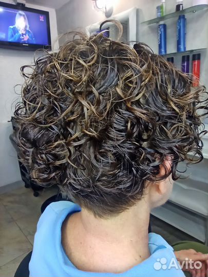 Химическая завивка bio колорист парикмахер стилист