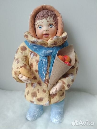 Ватные елочные игрушки