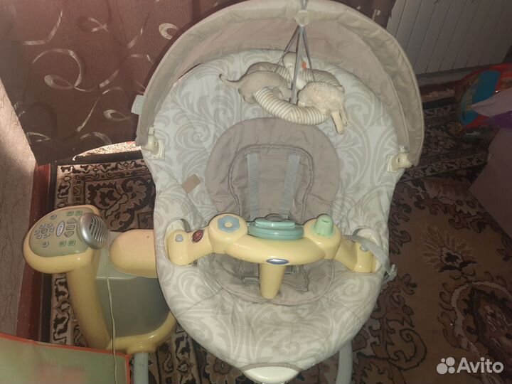 Электрокачели для новорожденных шезлонг graco