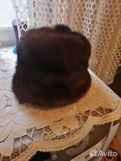 Женский норковый берет