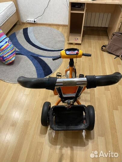 Детский велосипед с ручкой lamborghini
