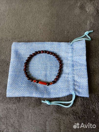 Браслет из натурального граната