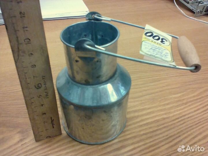 Бидон металлический для декора