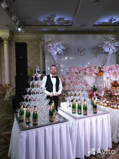 Бармен шоу / Горка шампанского