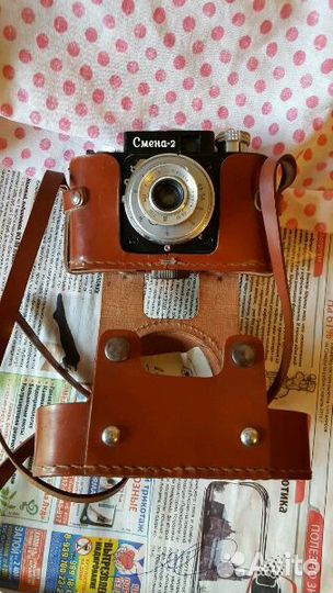 Продам одним лотом фотоаппарат фэд5В, Смена2, фото
