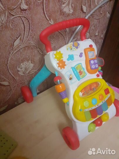 Каталка- ходунки BabyGo со светом и звуком